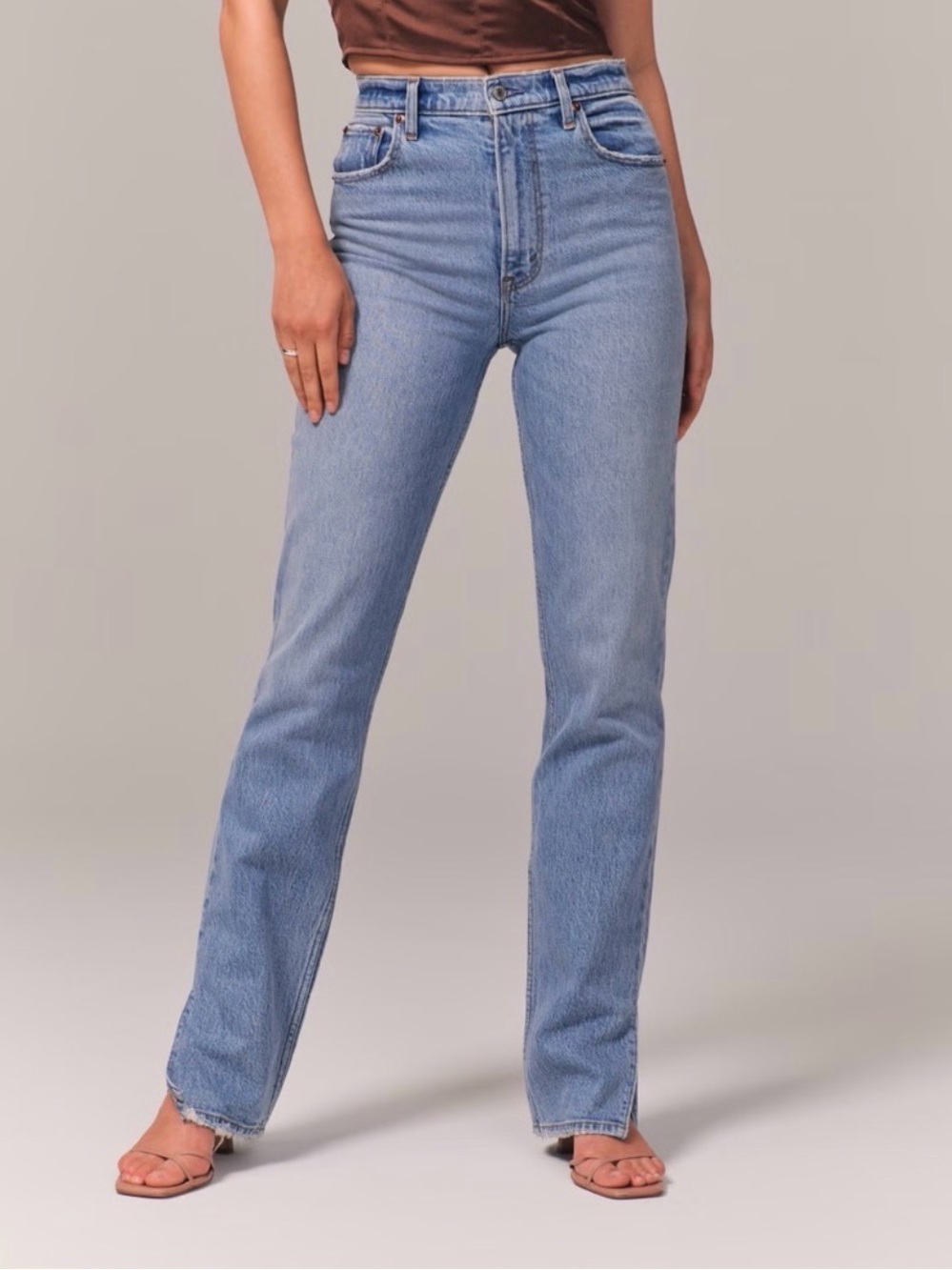Abercrombie & Fitch 90s Straight Leg Jeans Women’s 28 Trending Y2K Denim